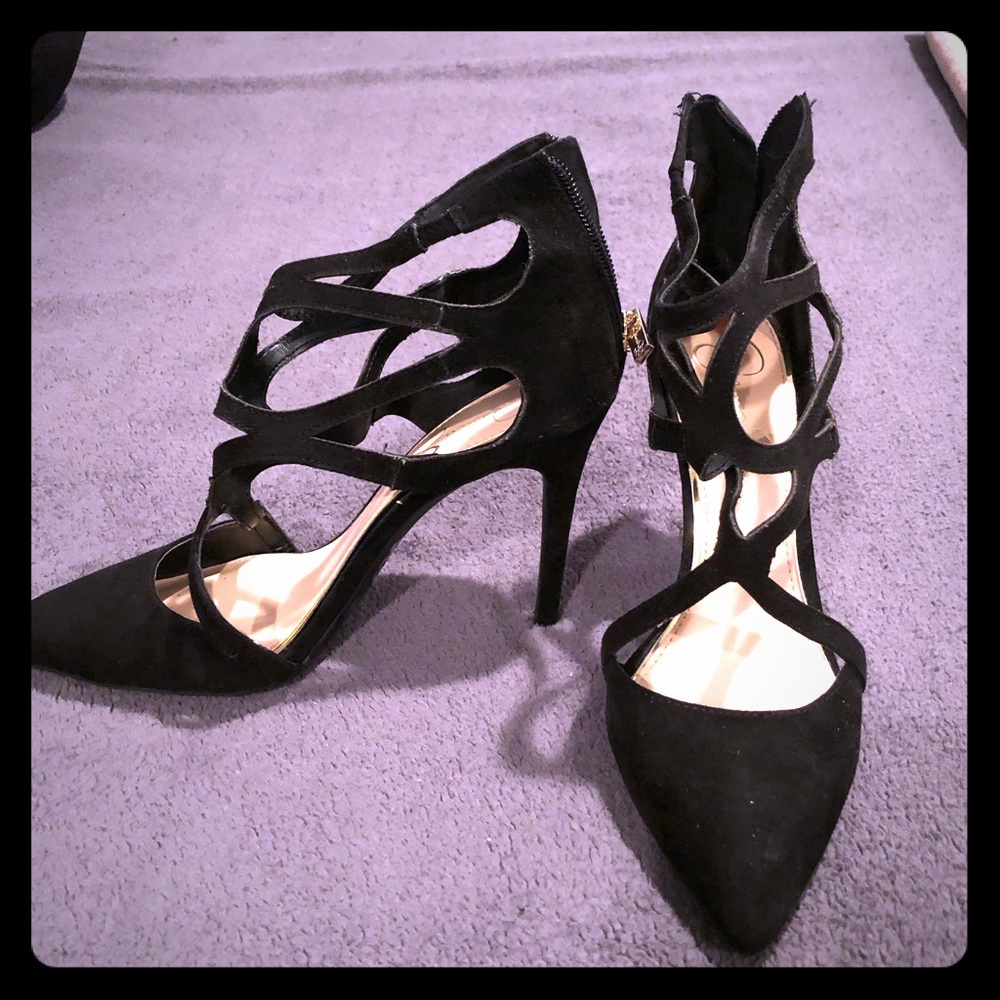 Jessica Simpson Black Heels